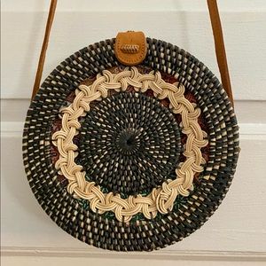 Small Penida Round Rattan Bag from Amerii